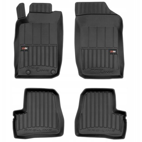 TAPIS EN CAOUTCHOUC, TAPIS DE PORTE, TAPIS DE PORTE PEUGEOT 206 1998-2012, GAINE 3D
