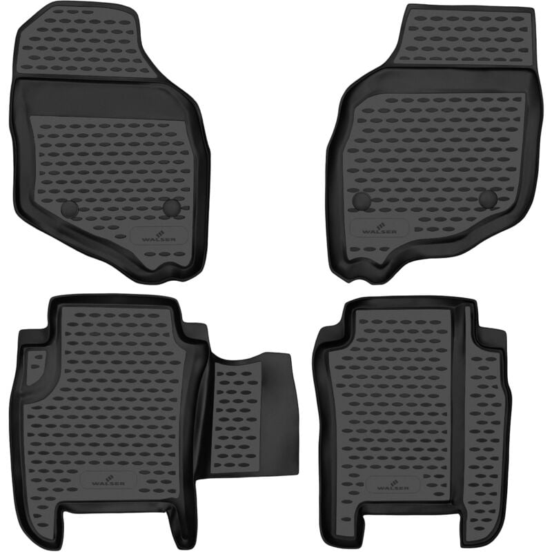 Walser - Tapis en caoutchouc xtr pour Honda Jazz ii 06/2001 - 12/2008