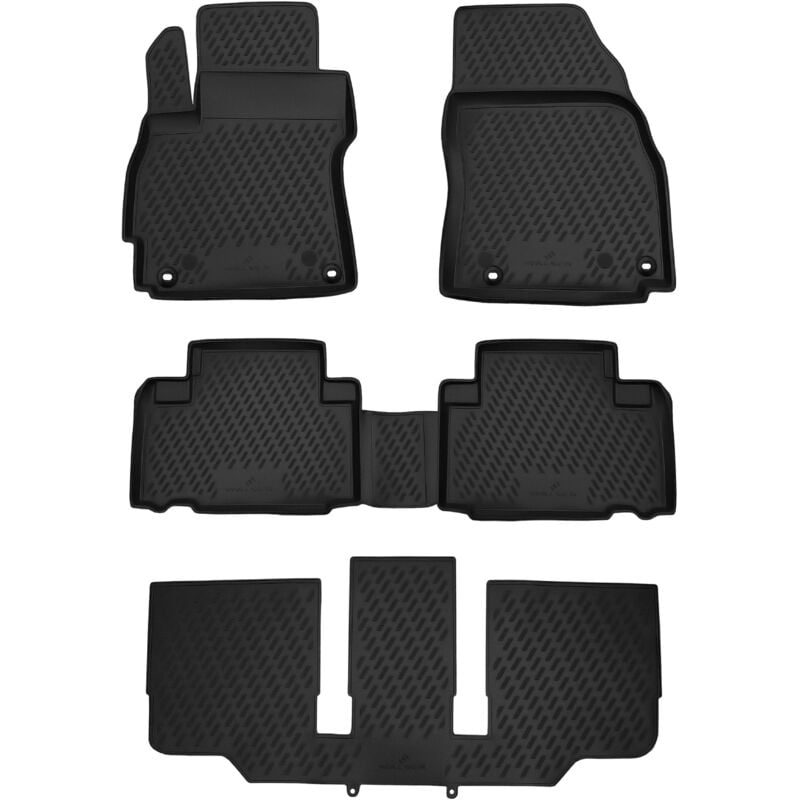 Walser - Tapis en caoutchouc xtr pour Mazda 5, 7 places 06/2010-Auj.