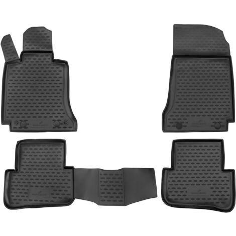 Tapis en caoutchouc XTR pour Mercedes-Benz Classe C (W204) 01/2007 - 01/2015, Classe C (S204) 08/2007 - 08/2014