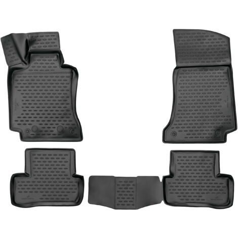 Tapis en caoutchouc XTR pour Mercedes-Benz Classe C (W205) 07/2013-Auj., Classe C (S205) 09/2014-Auj.