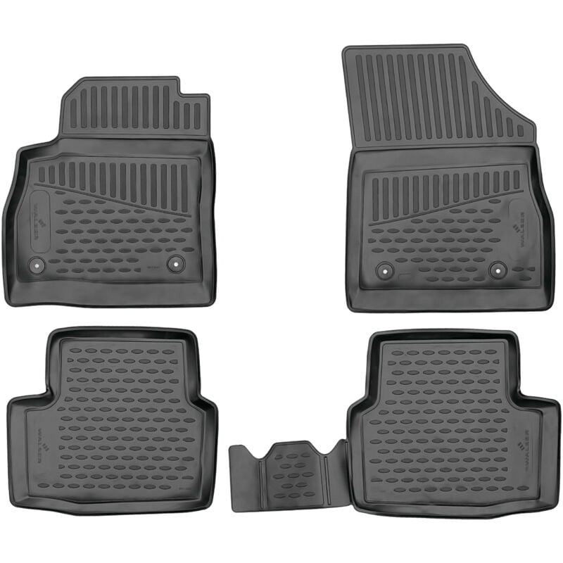 Tapis en caoutchouc xtr pour Opel Astra k hatchback/Astra k Sports Tourer 2015-Auj.