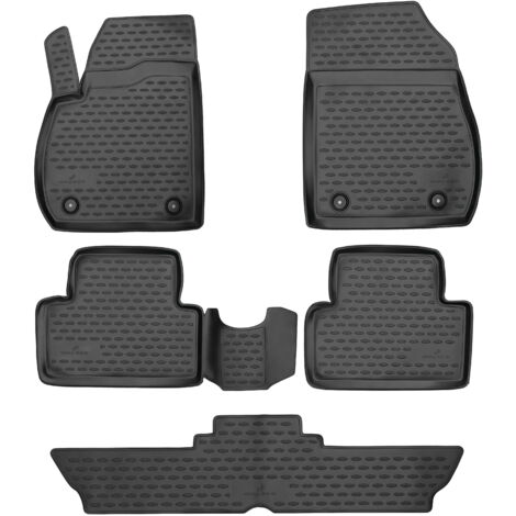Tapis en caoutchouc XTR pour Opel Zafira Tourer (C), 7 places 10/2011-Auj.