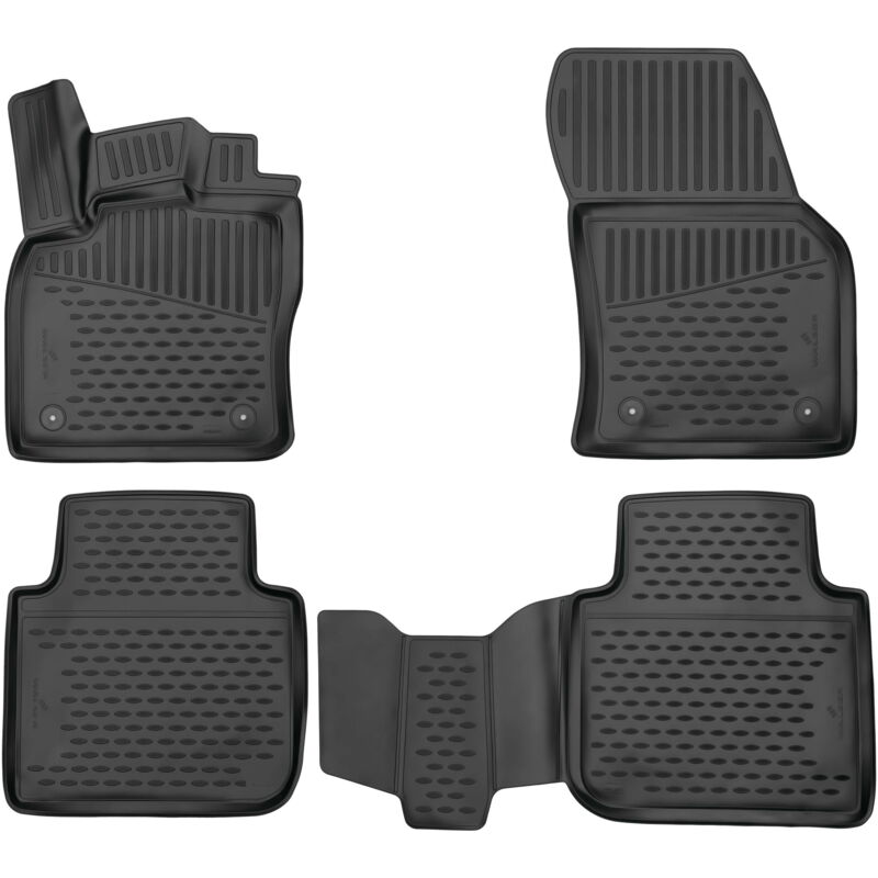 Tapis en caoutchouc xtr pour Skoda Kodiaq 2016-Auj.