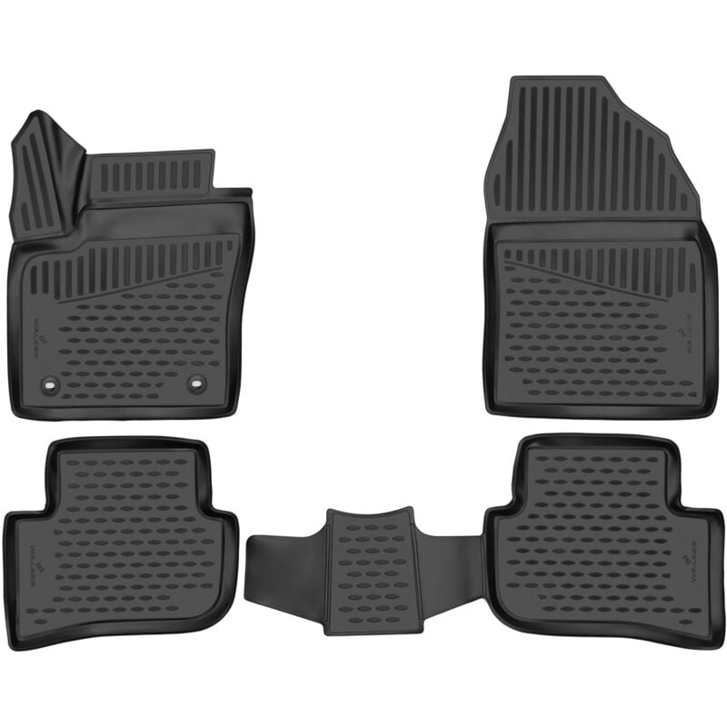 Tapis en caoutchouc xtr pour Toyota c-hr (X1) 10/2016-Auj., Traction intégrale