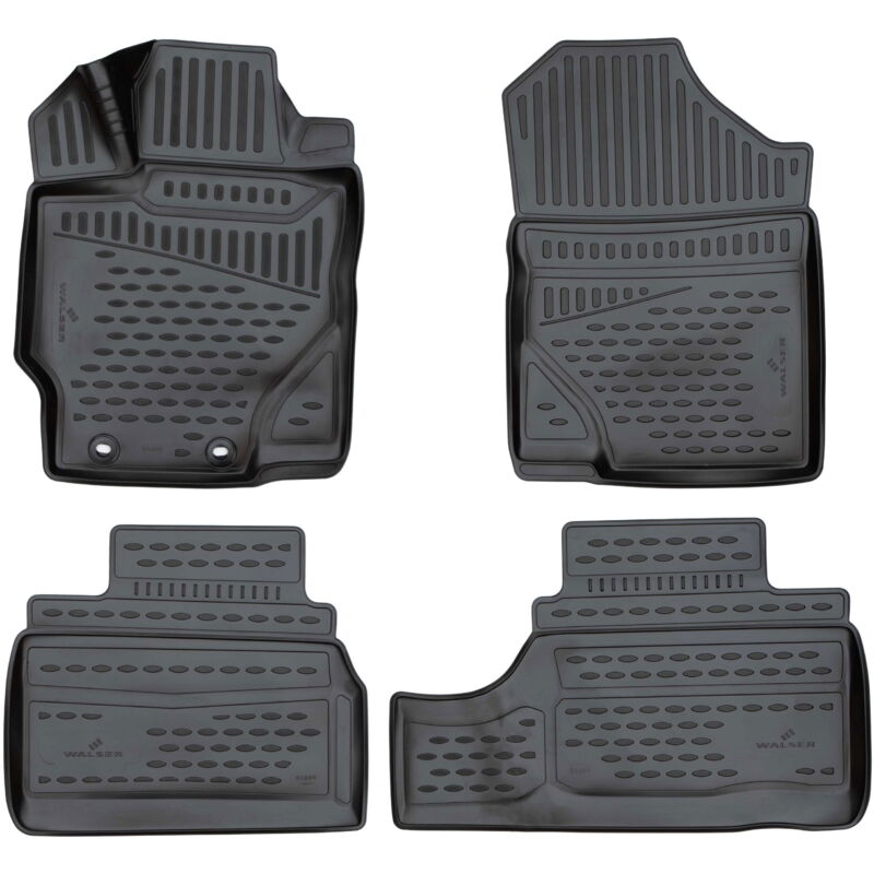 Tapis en caoutchouc XTR pour Toyota Yaris (P13) 12/2010-2017, aussi Hybrid