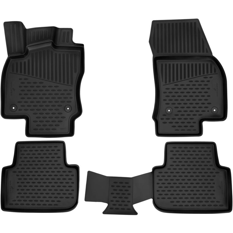 Walser - Tapis en caoutchouc xtr pour vw Tiguan ii (AD1, AX1) 2016-Auj.