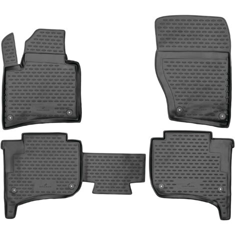 Tapis en caoutchouc XTR pour VW Touareg II 2010 - 2018, sans système de climatisation bi-zone