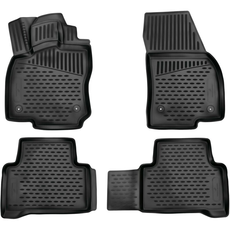 Tapis en caoutchouc xtr pour vw Touran 2015-Auj.