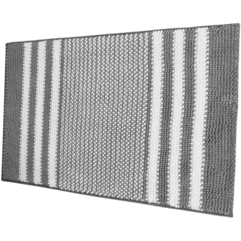 Tapis en Chenille Tapis en Chenille Tapis De Sol Absorbant Tapis De Bain Gris Tapis De Sol Absorbants Tapis De Douche en Microfibre À Séchage Tapis De Cuisine Tapis sans