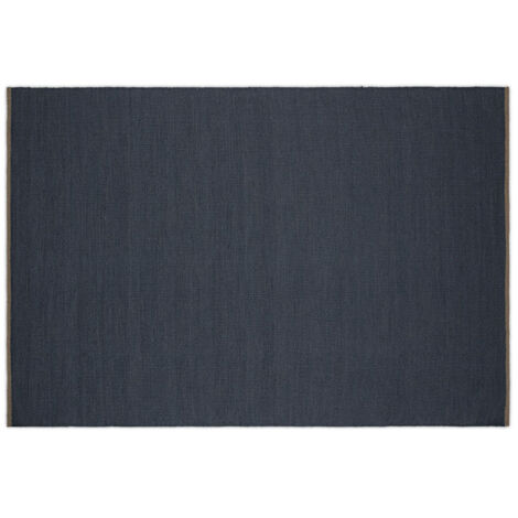 Tapis en coton et laine bleu Jaipur 240 x 170 cm