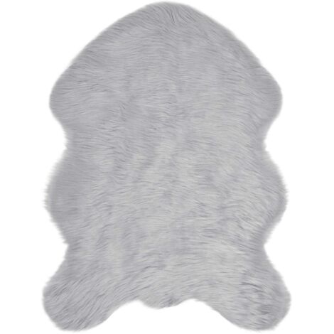 Tapis en fausse Tafalla Gris 80 x 120 cm Polyester
