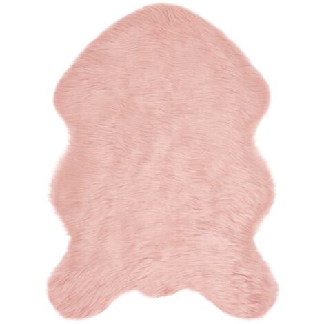 Tapis en fausse Tafalla Rose 60 x 90 cm Polyester