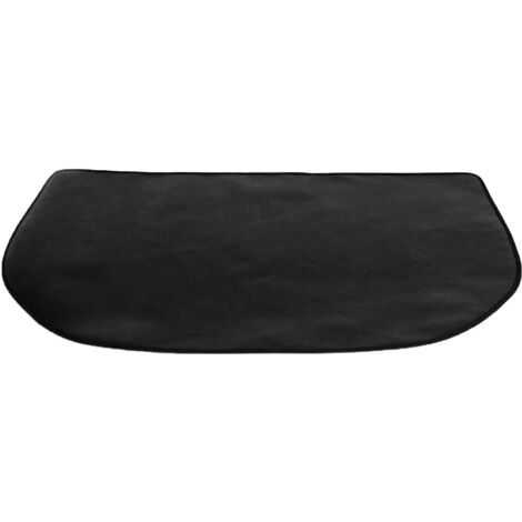 Tapis en Fibre de Carbone Ignifuge pour Foyer Extérieur - Protection pour Sol contre Feux de Camp, Poêles et Braséros (100x100cm)