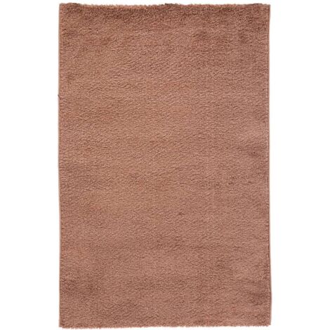 Tapis en jute 100x150cm rose terracotta - Atmosphera créateur d'intérieur