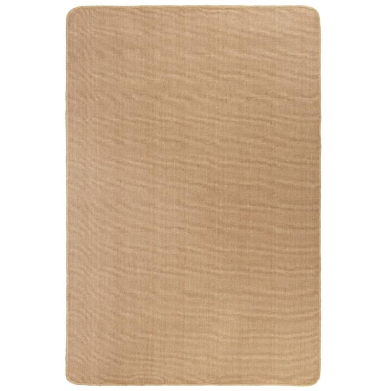 Vidaxl - Tapis en jute avec support en latex 120 x 180 cm Naturel