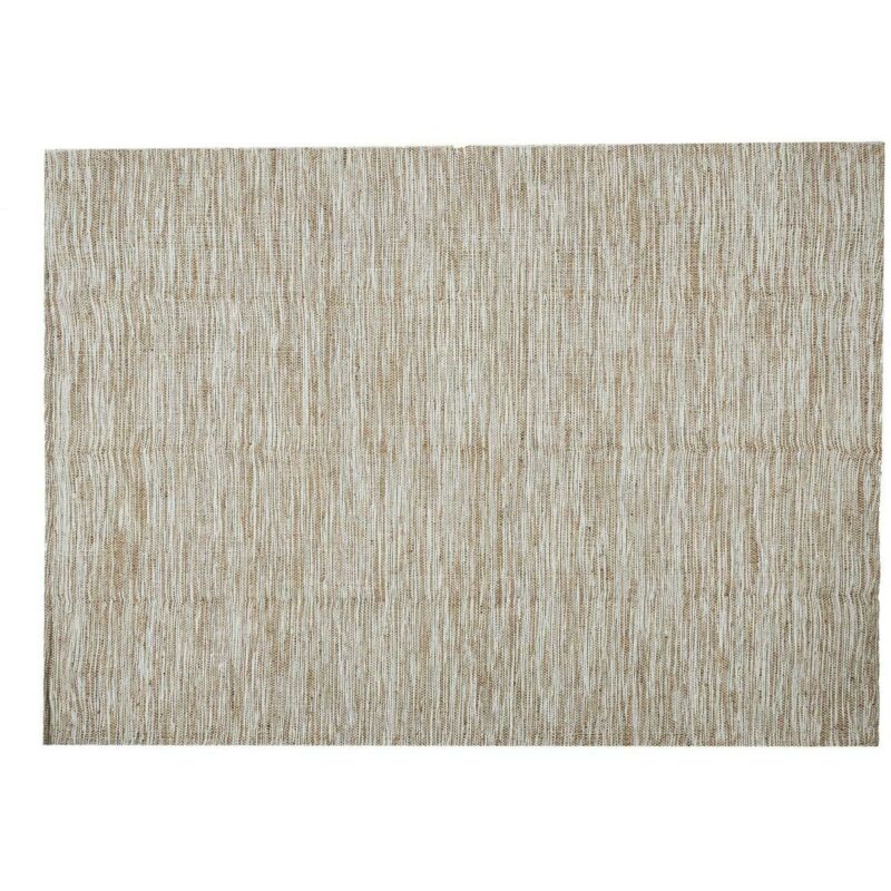Linnea - Tapis en jute et coton collection basalt 120x170 cm beige