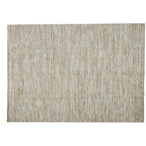 Tapis en jute et coton collection BASALT 120x170 cm beige