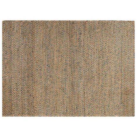 Tapis en jute et coton Elliot riviera 120 x 170 cm