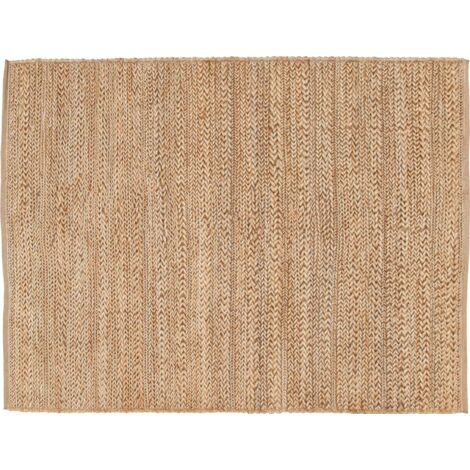 Tapis en jute et coton Pippa naturel 160 x 230 cm