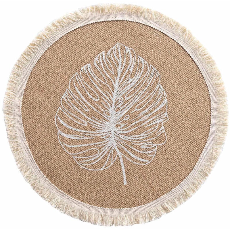 Tapis en jute mogador, ø 38 cm