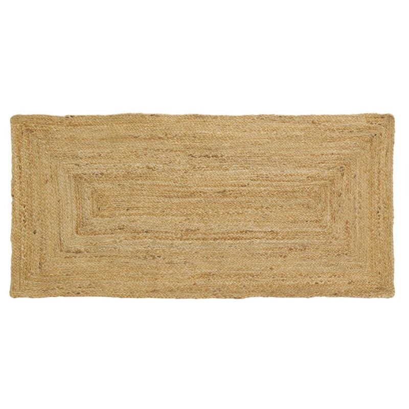 Aubry Gaspard - Tapis en jute naturel tressé 65 x 135 cm