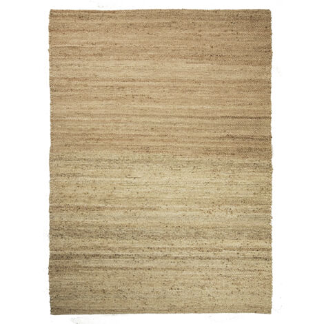 Tapis en jute naturelle Uni Jarod 200 x 140 cm
