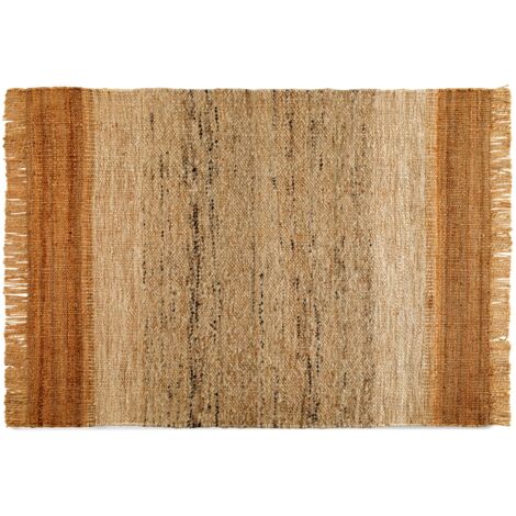 Tapis en laine et jute 150x210 cm
