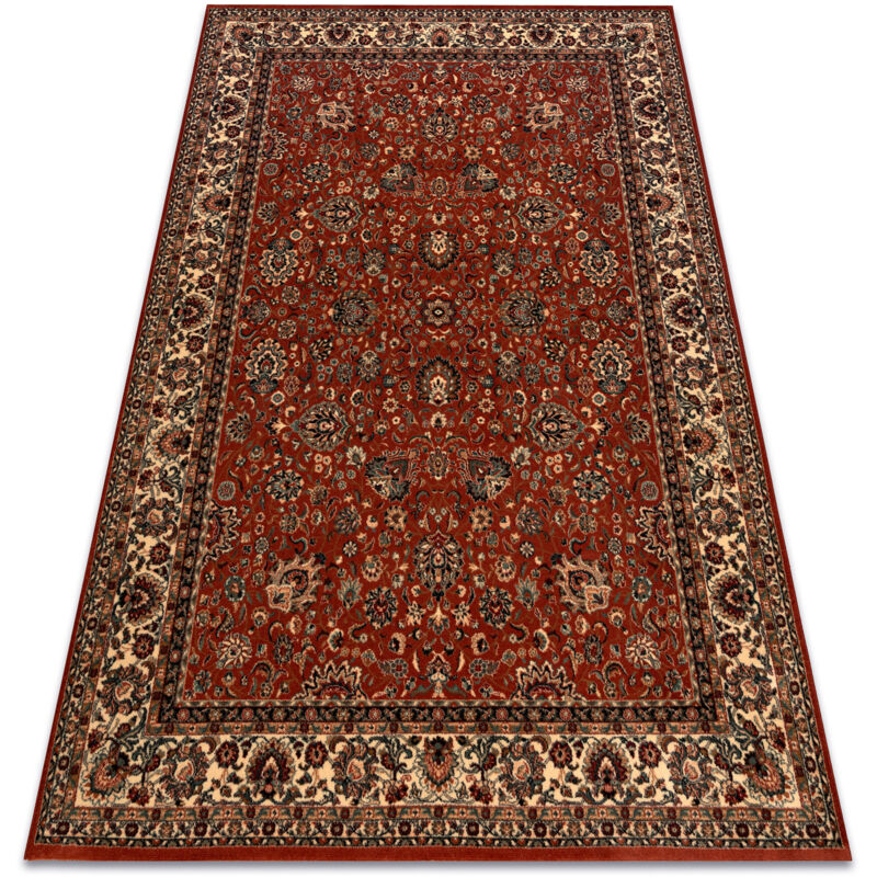 Tapis en laine kashqai 4362 200 ornement bordeaux / beige red 67x130 cm