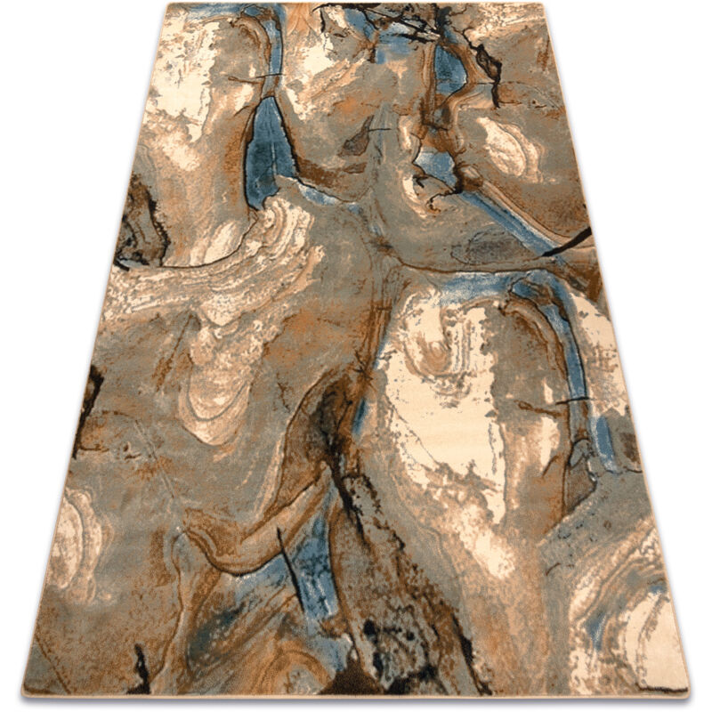 Rugsx - Tapis en laine omega Jaspis Abstraction bleu clair beige 200x300 cm