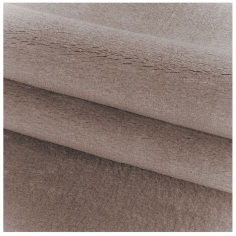 Tapis en microfibre doux uni antidérapant rond Dave Beige Ø 160