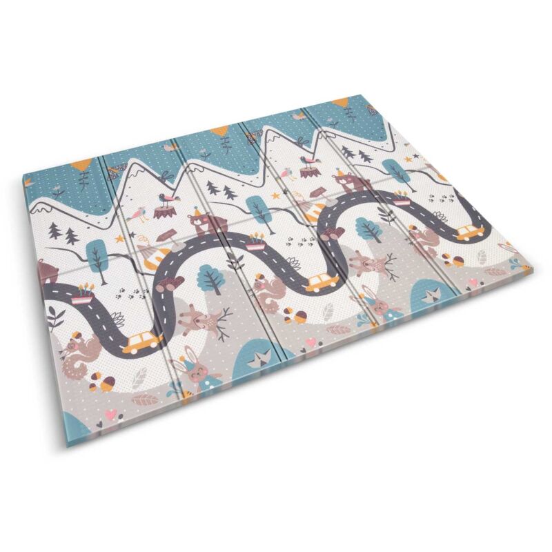 Tapis éducatif pliable en mousse 200 x 150 x 1 cm Nukido NK-341