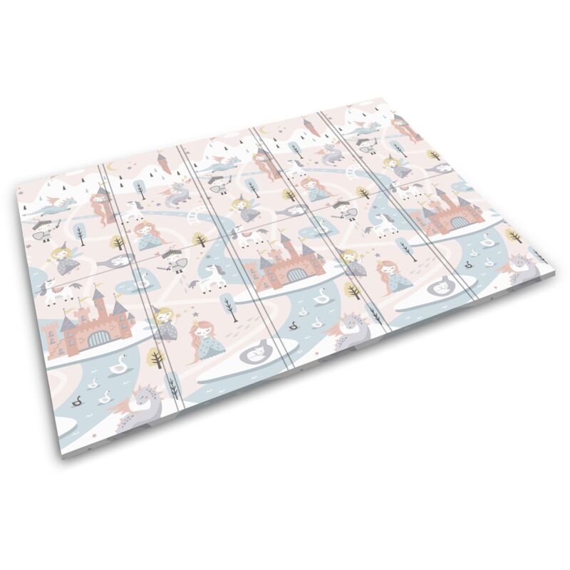 Tapis éducatif pliable en mousse 200 x 150 x 1 cm Nukido NK-341