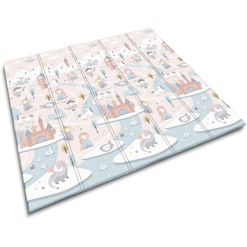 Tapis éducatif pliable en mousse 200 x 180 x 1 cm Nukido NK-340