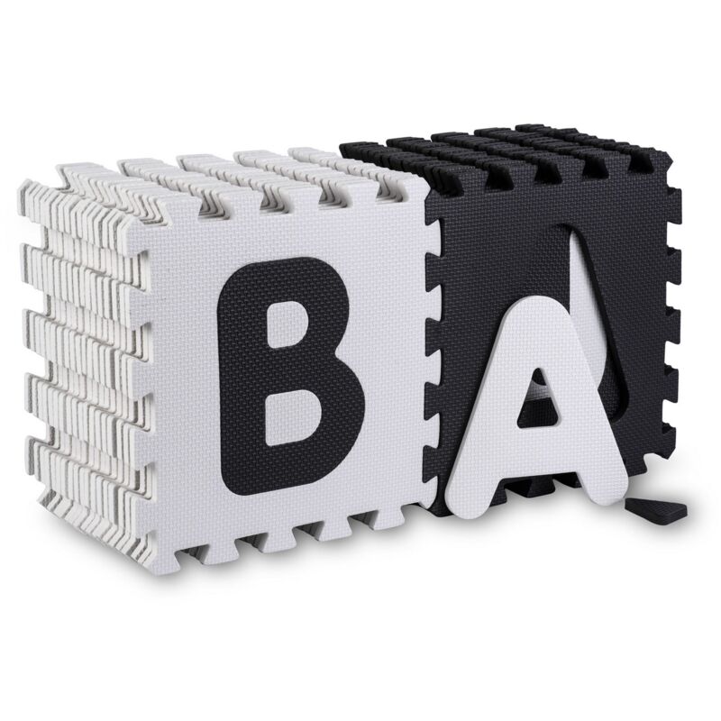 Tapis en mousse pour puzzle de lettres orthographiques. 30x30 cm 36 pièces