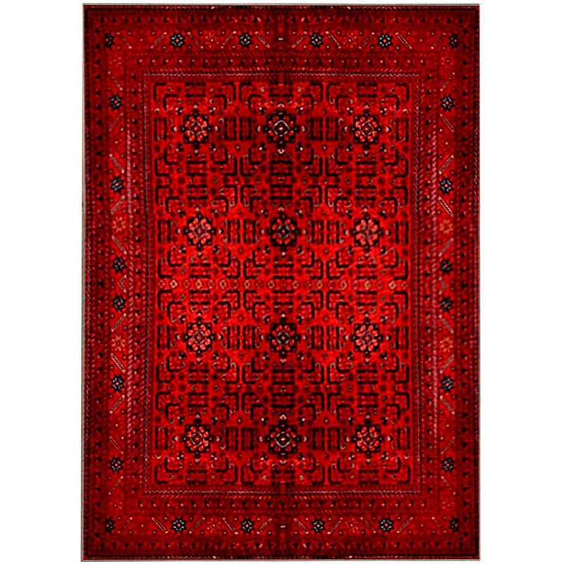 Wellhome - Tapis salon en polyester TheRoom Rouge - 80x150cm - Rouge