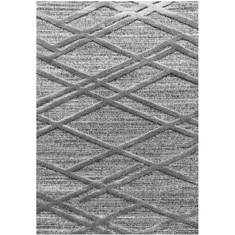 Tapis en relief Berbère ASIMA Gris (140x200cm)
