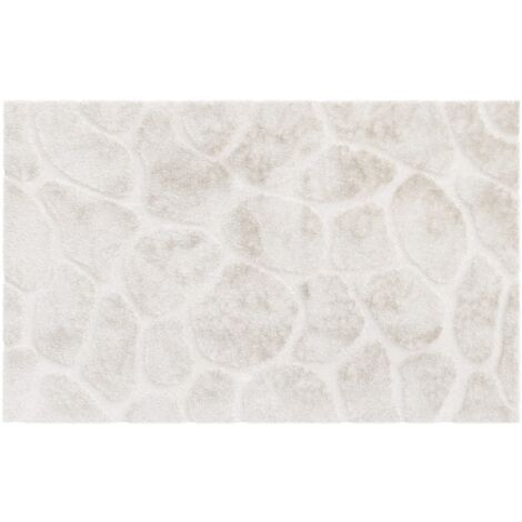 Tapis en relief effet fourrure - 120 x 160 cm - Beige - ARENSO
