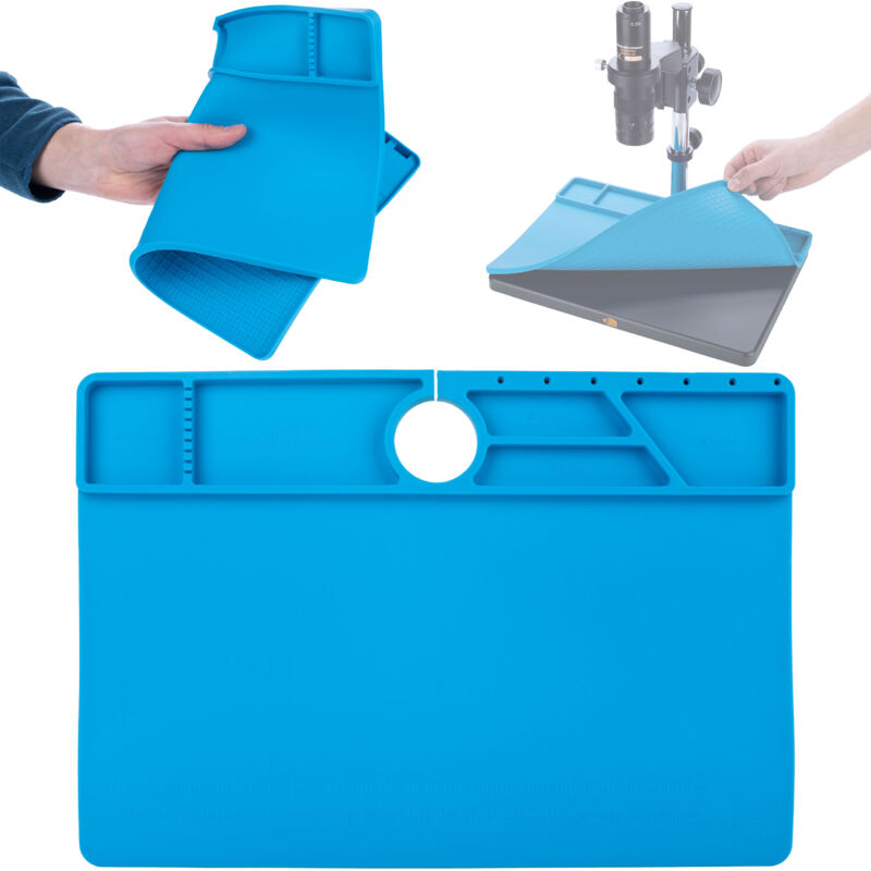 Tappetino in silicone per microscopio digitale 380x260mm