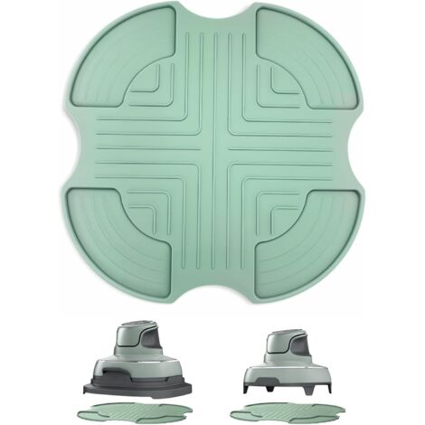 Tapis en silicone résistant à la chaleur, compatible avec la friteuse à air Ninja Crispi, accessoire isolant thermique compatible avec les récipients Ninja Crispi FN101, dessous de plat pour friteuse 