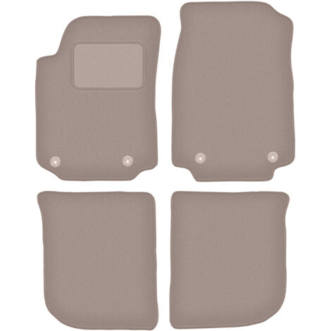 Tapis en velours beige pour : Audi A6 C4 berline, break, avant (1994-1997)