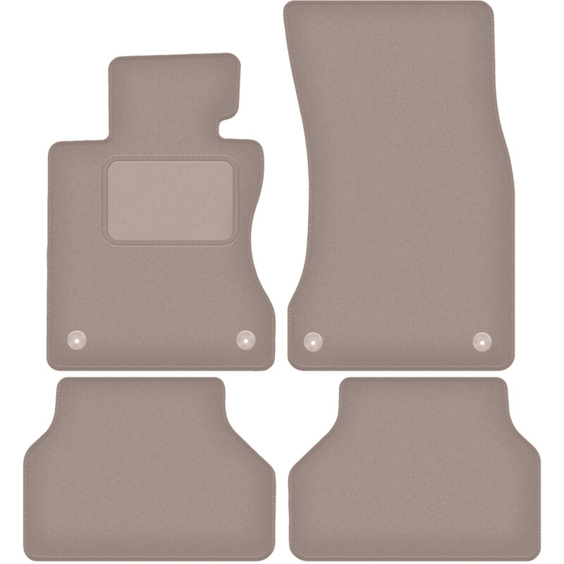 Tapis en velours beige pour : BMW 5 E60 RZEPY berline (2003-2010)