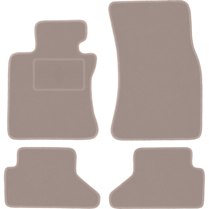 Tapis en velours beige pour : BMW 6 E64 cabriolet (2003-2010)