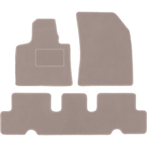 Tapis en velours beige pour : Citroën C4 Grand Picasso II monospace (2013-)