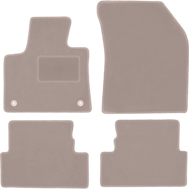 Tapis en velours beige pour : Citroën C5 Aircross (2019-)