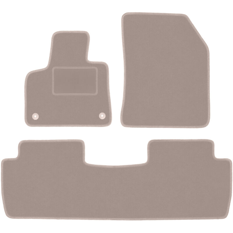 Tapis en velours beige pour : Citroën C5 Aircross (2019-)
