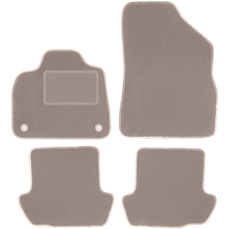 Tapis en velours beige pour Citroën DS5 berline (2011-2018)