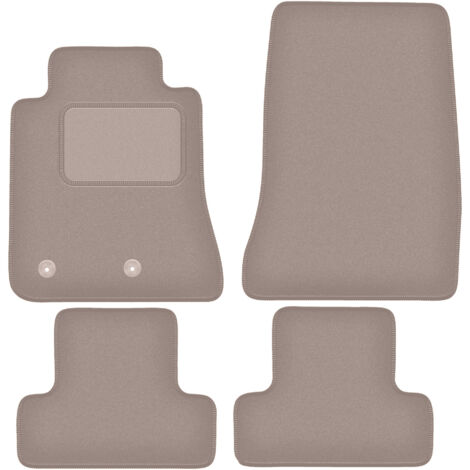 Tapis en velours beige pour : Ford Mustang MK6 coupé (2014-)