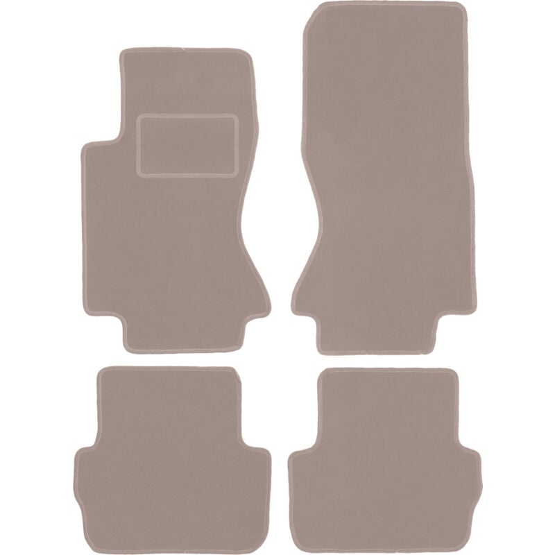 Tapis en velours beige pour : Jaguar S-Type X204 berline (2002-2008)