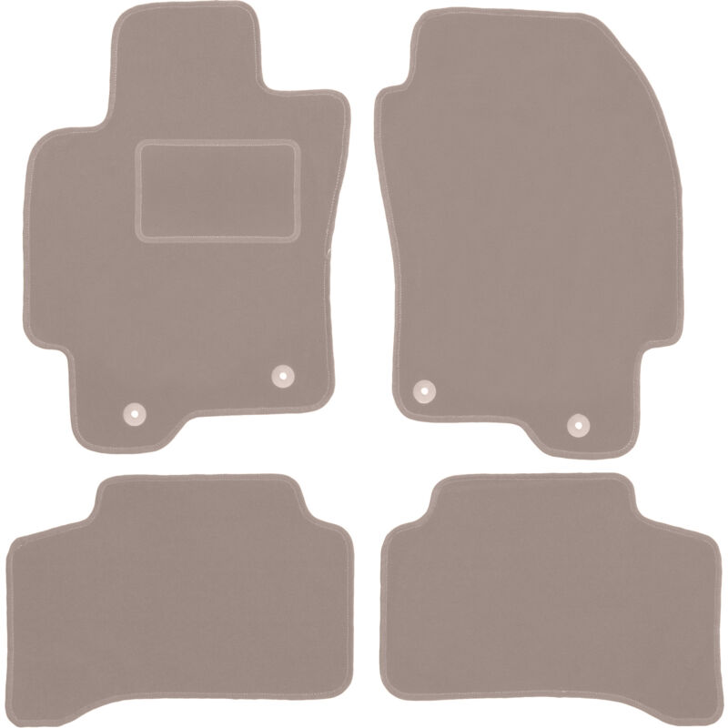 Tapis en velours beige pour : Jaguar X-Type break, break, berline (2001-2009)